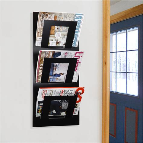 paris themed magazine rack wall mounted